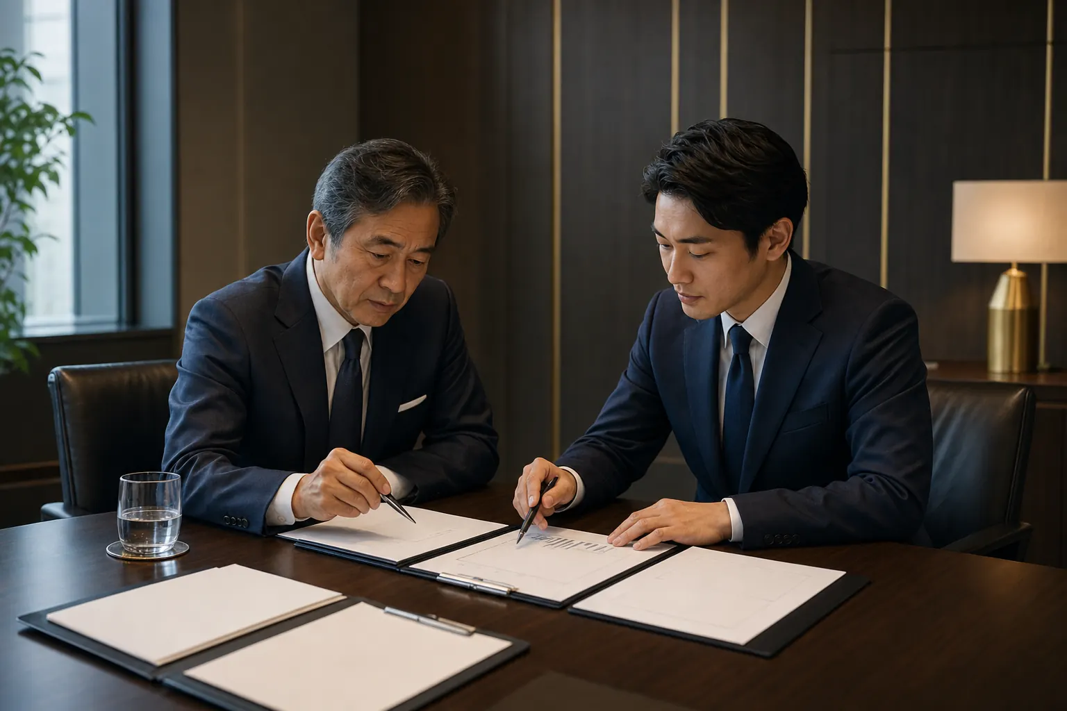 M&A資料を二人で基礎から確認する面談