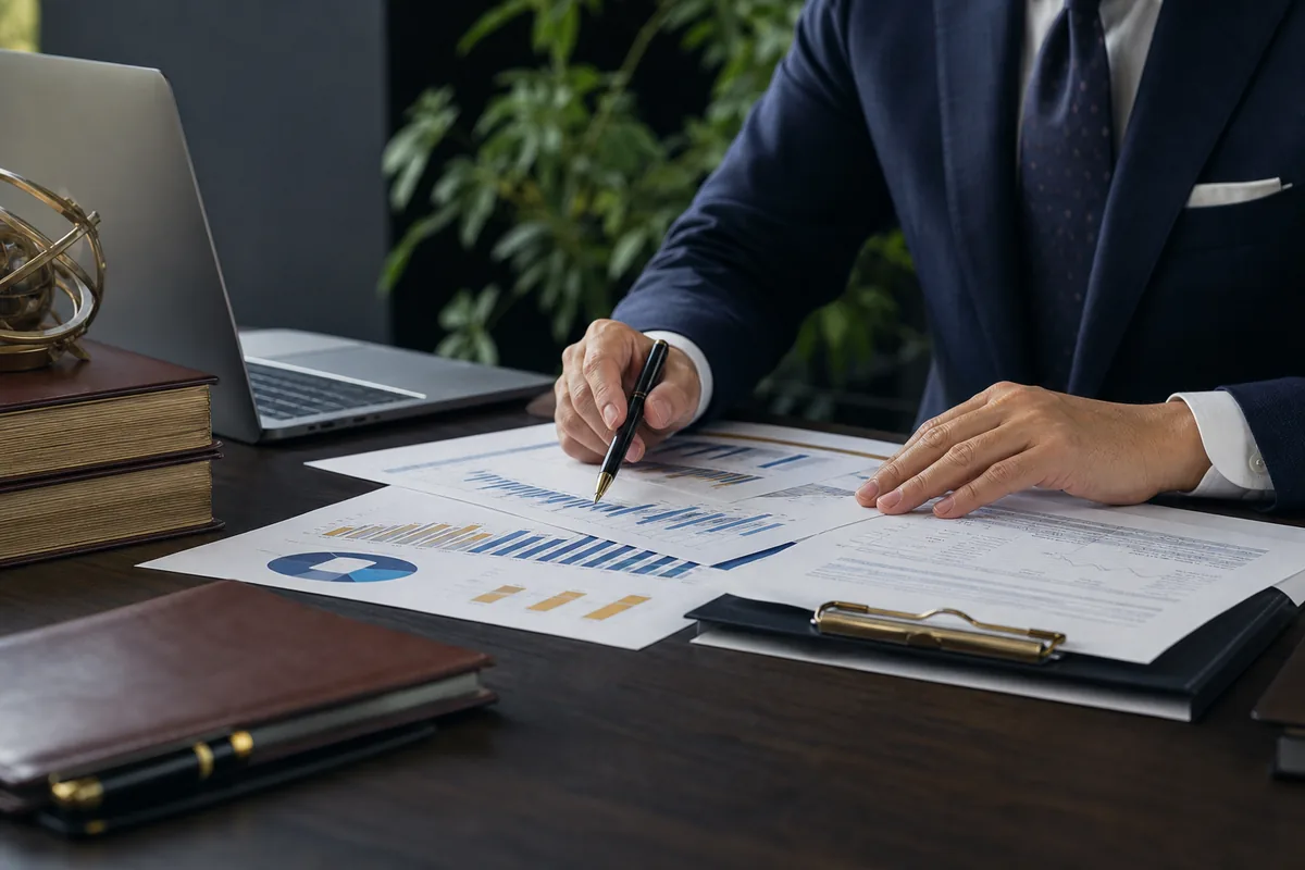 企業価値評価レポートを確認