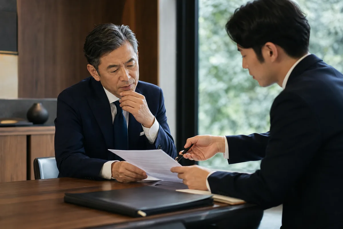 秘密保持を確認する工程