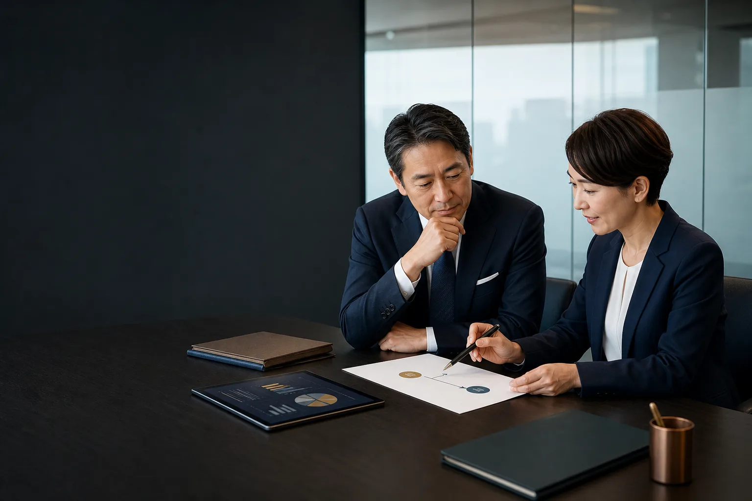 M&A条件を第三者へ相談する日本人経営者