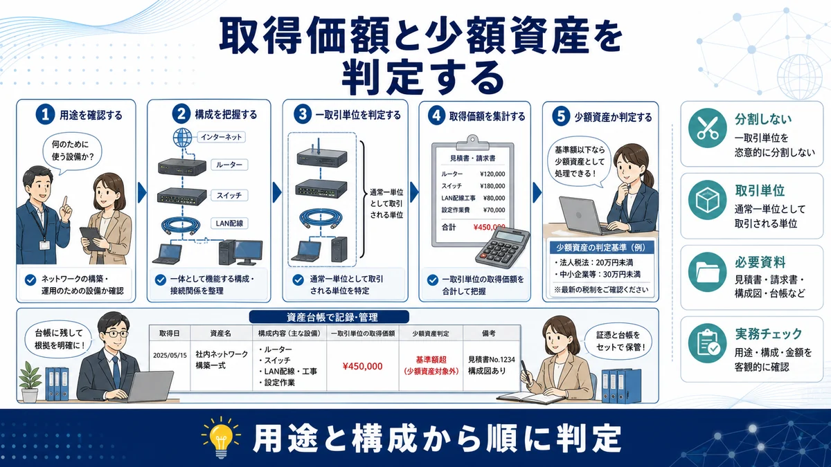 LAN一式6年の経過的取扱い