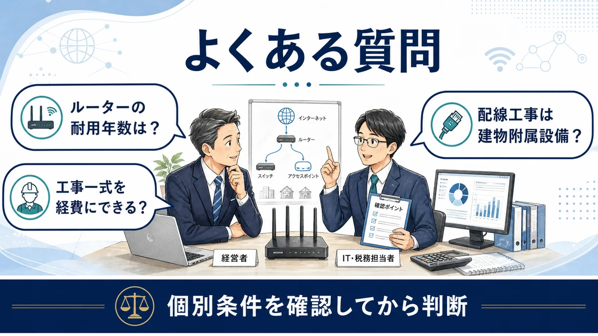 ネットワーク機器の耐用年数FAQ