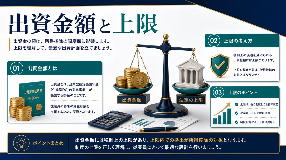 出資金額と上限