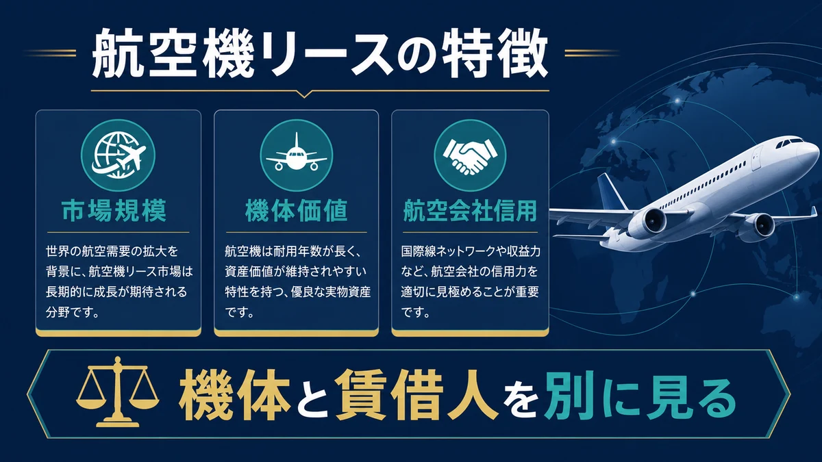 航空機リースの特徴