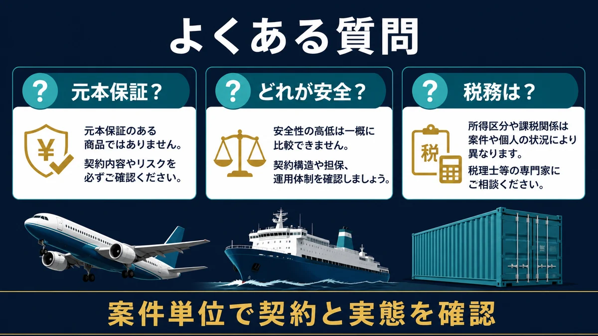 オペレーティングリース 原資産 比較のよくある質問