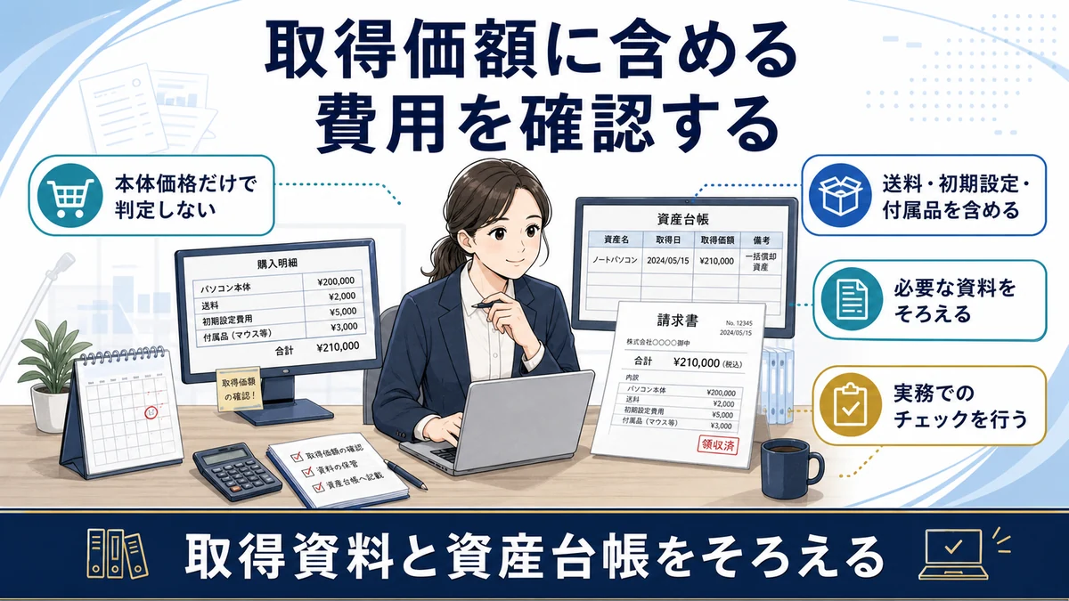 取得価額に含める費用