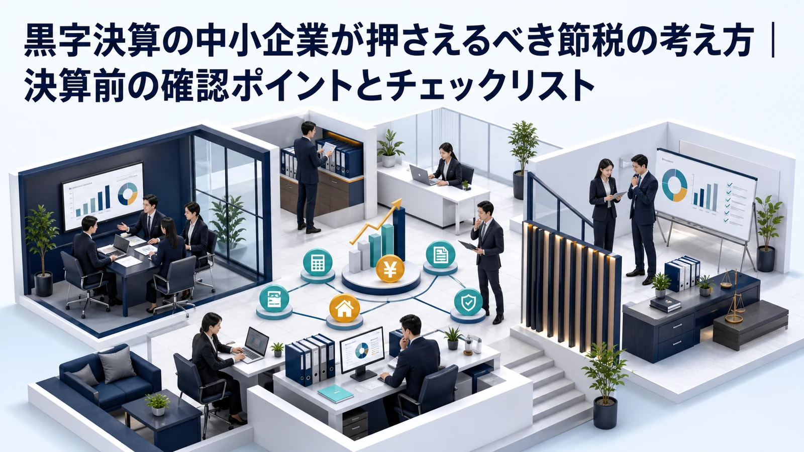 黒字決算の中小企業が押さえるべき節税の考え方｜決算前の確認ポイントとチェックリスト