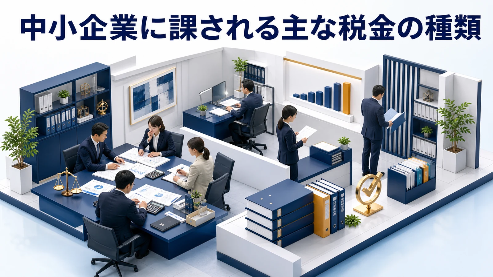 中小企業に課される主な税金の種類