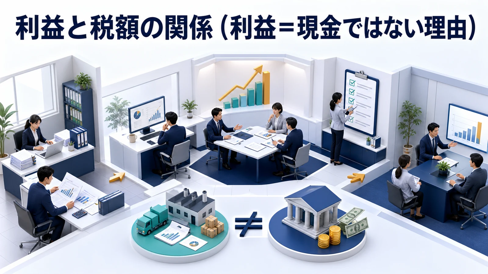 利益と税額の関係（利益＝現金ではない理由）