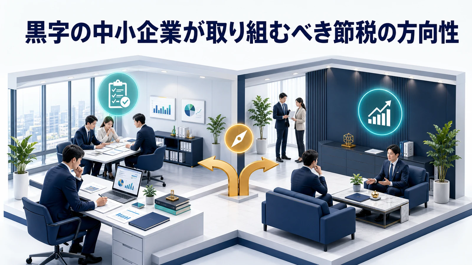 黒字の中小企業が取り組むべき節税の方向性