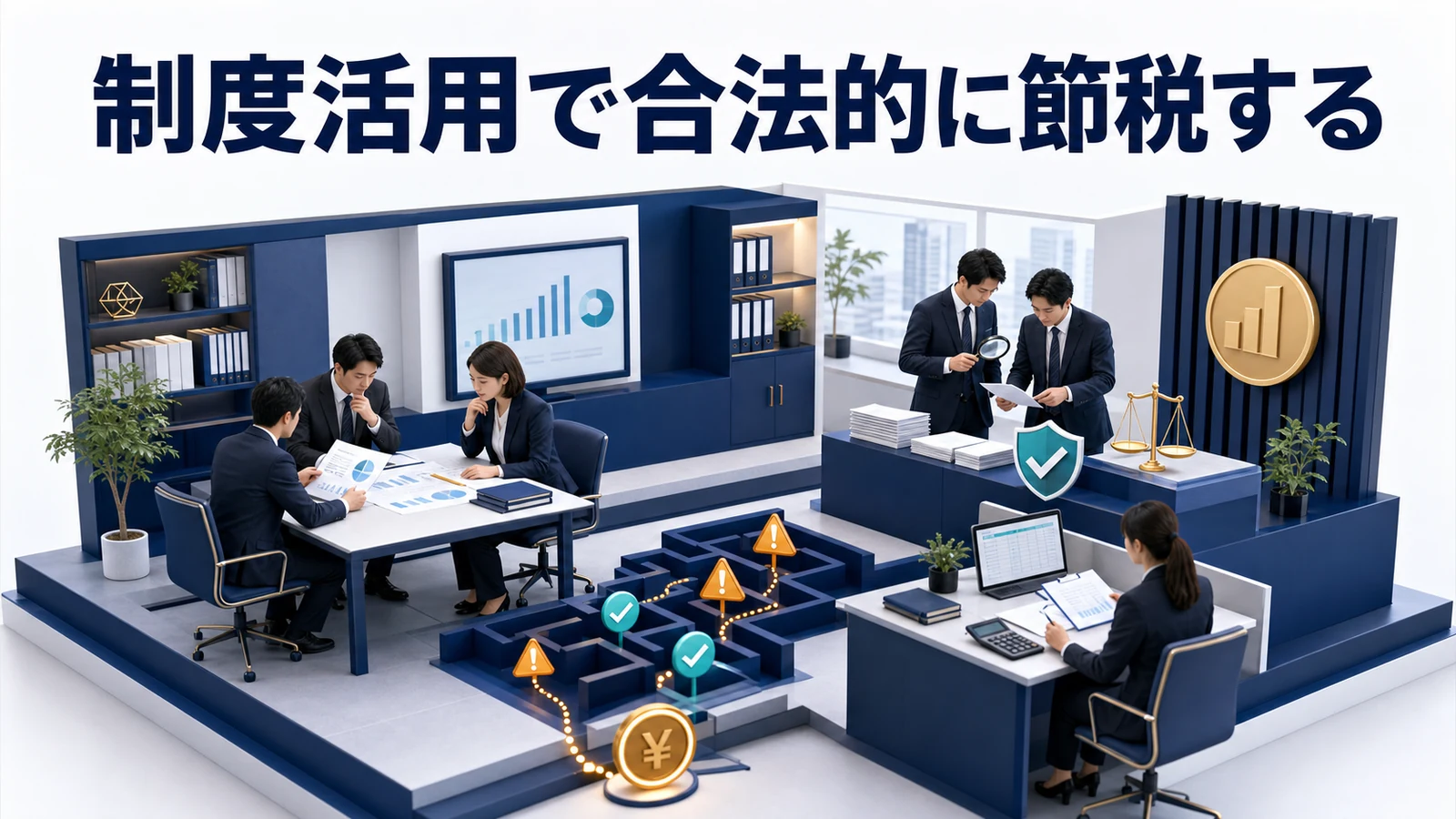 制度活用で合法的に節税する