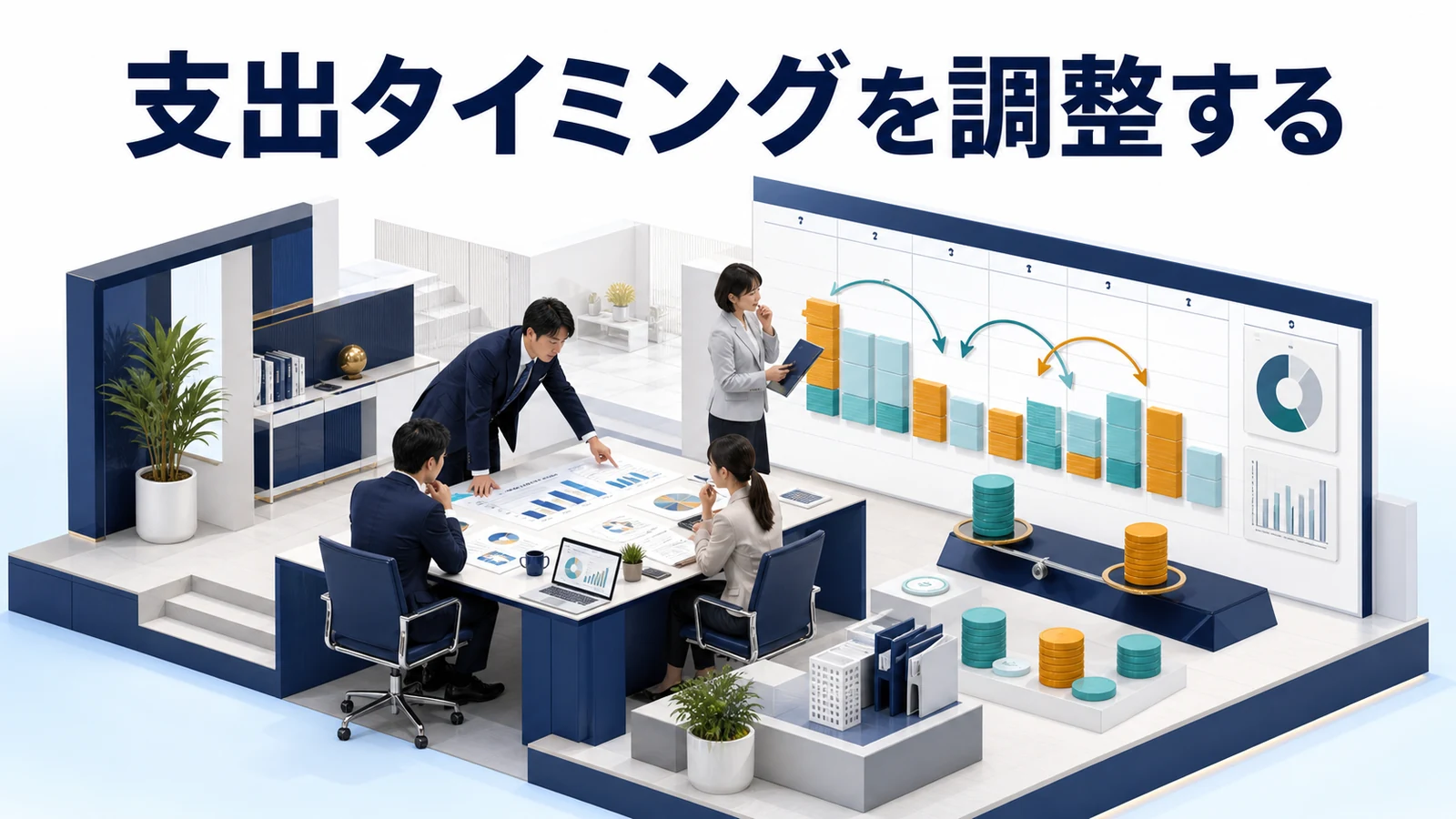 支出タイミングを調整する