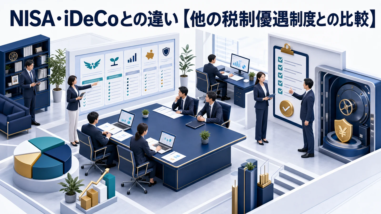 NISA・iDeCoとの違い【他の税制優遇制度との比較】