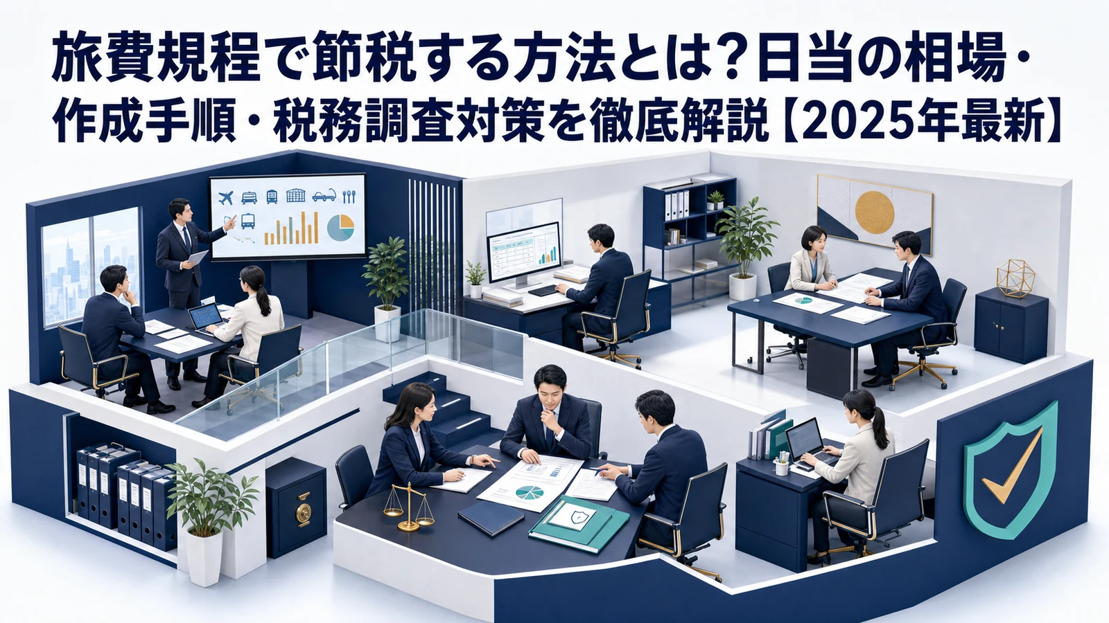 旅費規程で節税する方法とは？日当の相場・作成手順・税務調査対策を徹底解説【2025年最新】