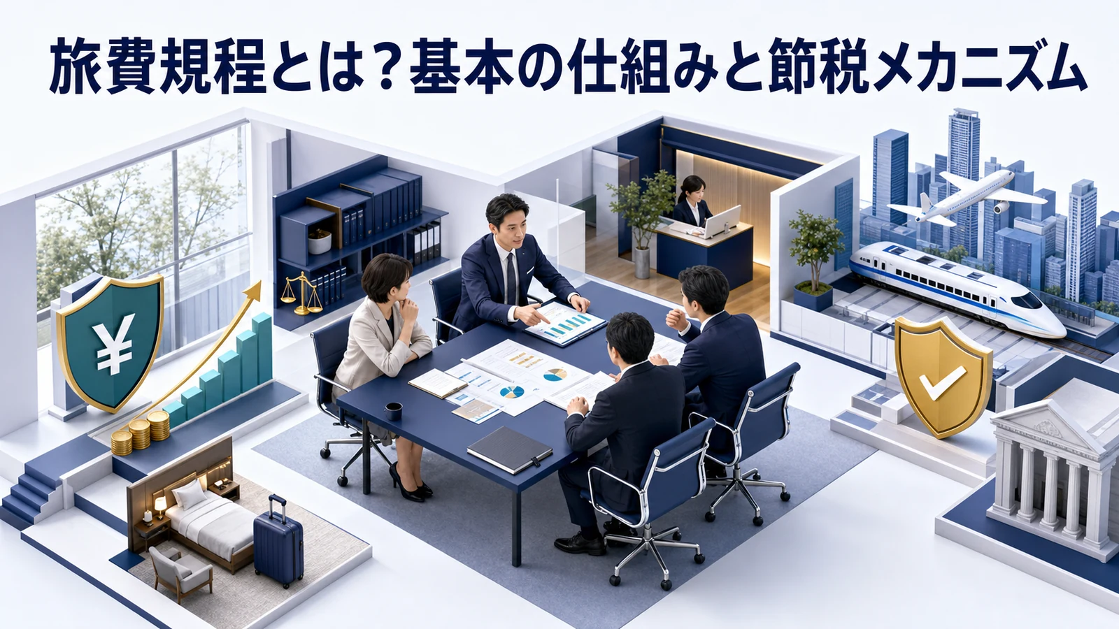 旅費規程とは？基本の仕組みと節税メカニズム