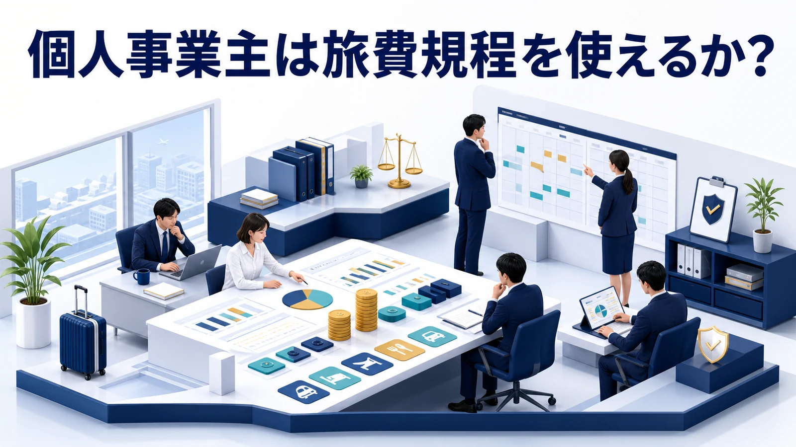 個人事業主は旅費規程を使えるか？