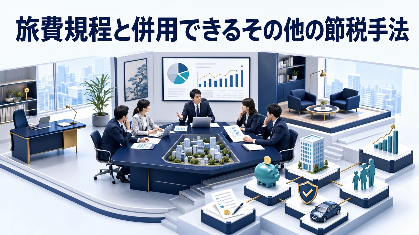 旅費規程と併用できるその他の節税手法