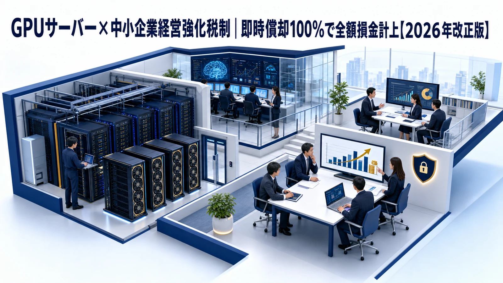 GPUサーバー×中小企業経営強化税制｜即時償却100%で全額損金計上【2026年改正版】