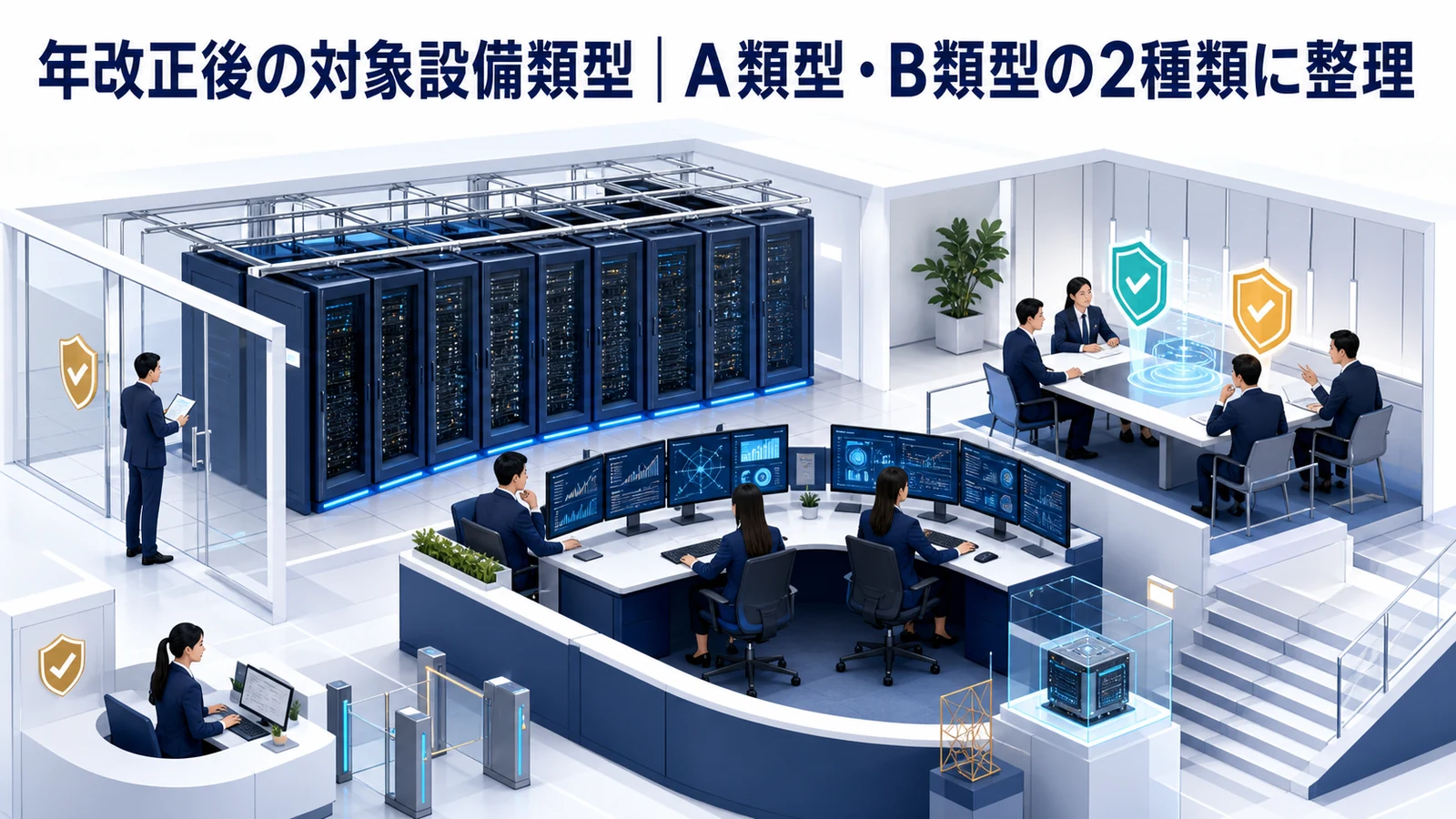 年改正後の対象設備類型｜A類型・B類型の2種類に整理