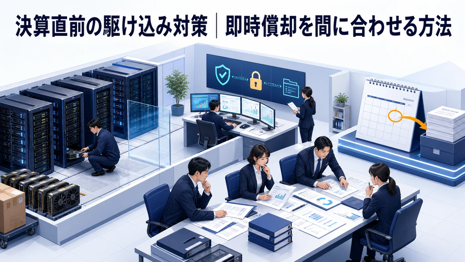 決算直前の駆け込み対策｜即時償却を間に合わせる方法