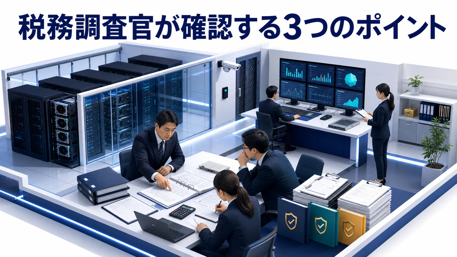 税務調査官が確認する3つのポイント