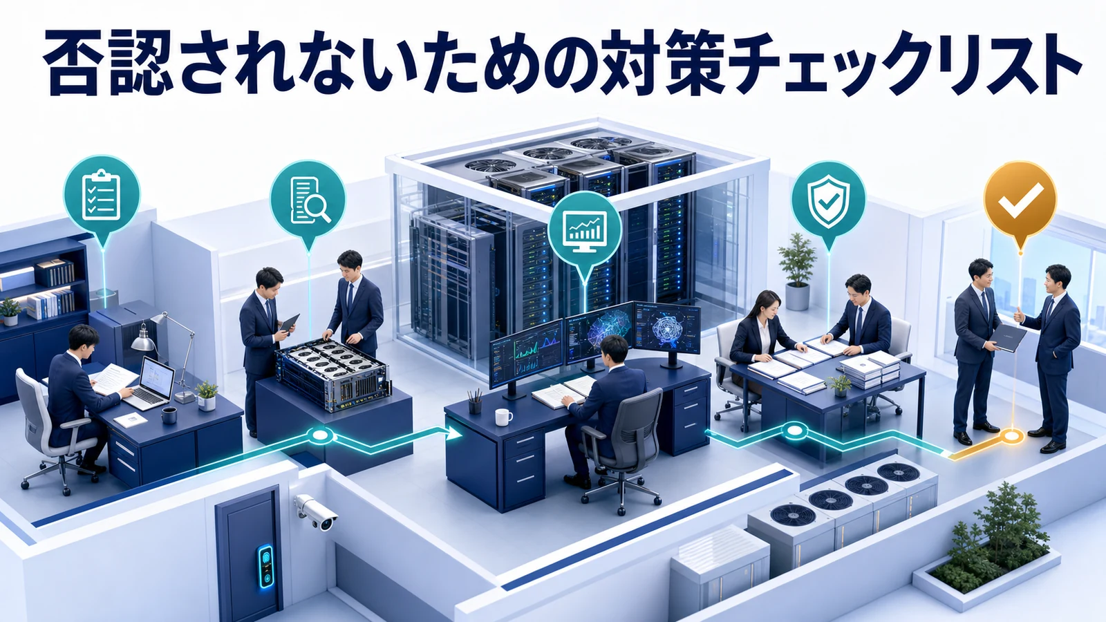 否認されないための対策チェックリスト