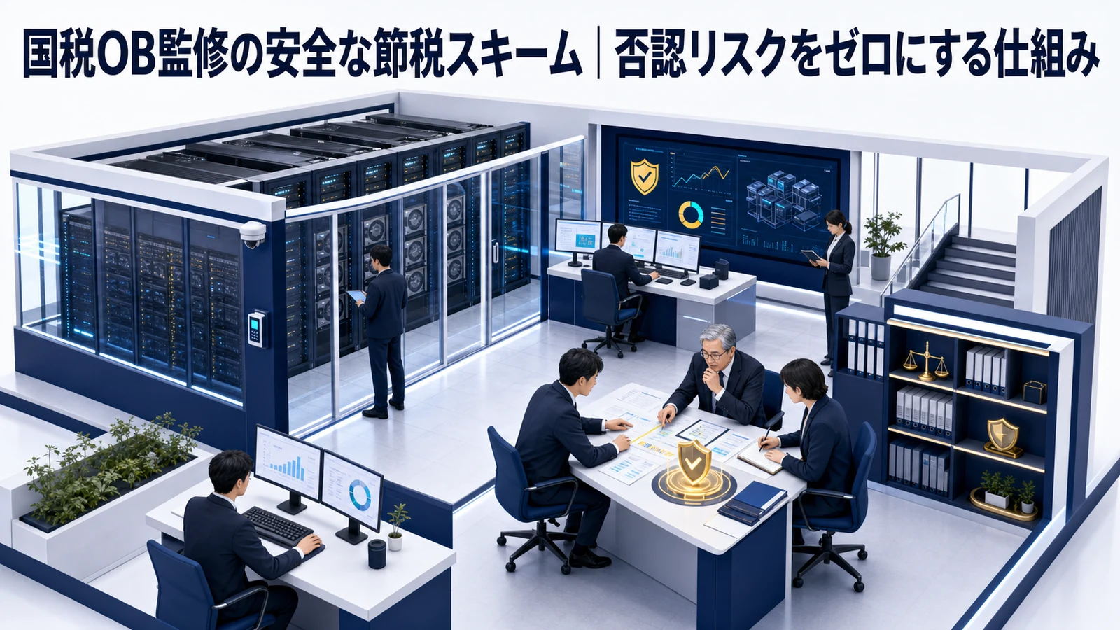 国税OB監修の安全な節税スキーム｜否認リスクをゼロにする仕組み