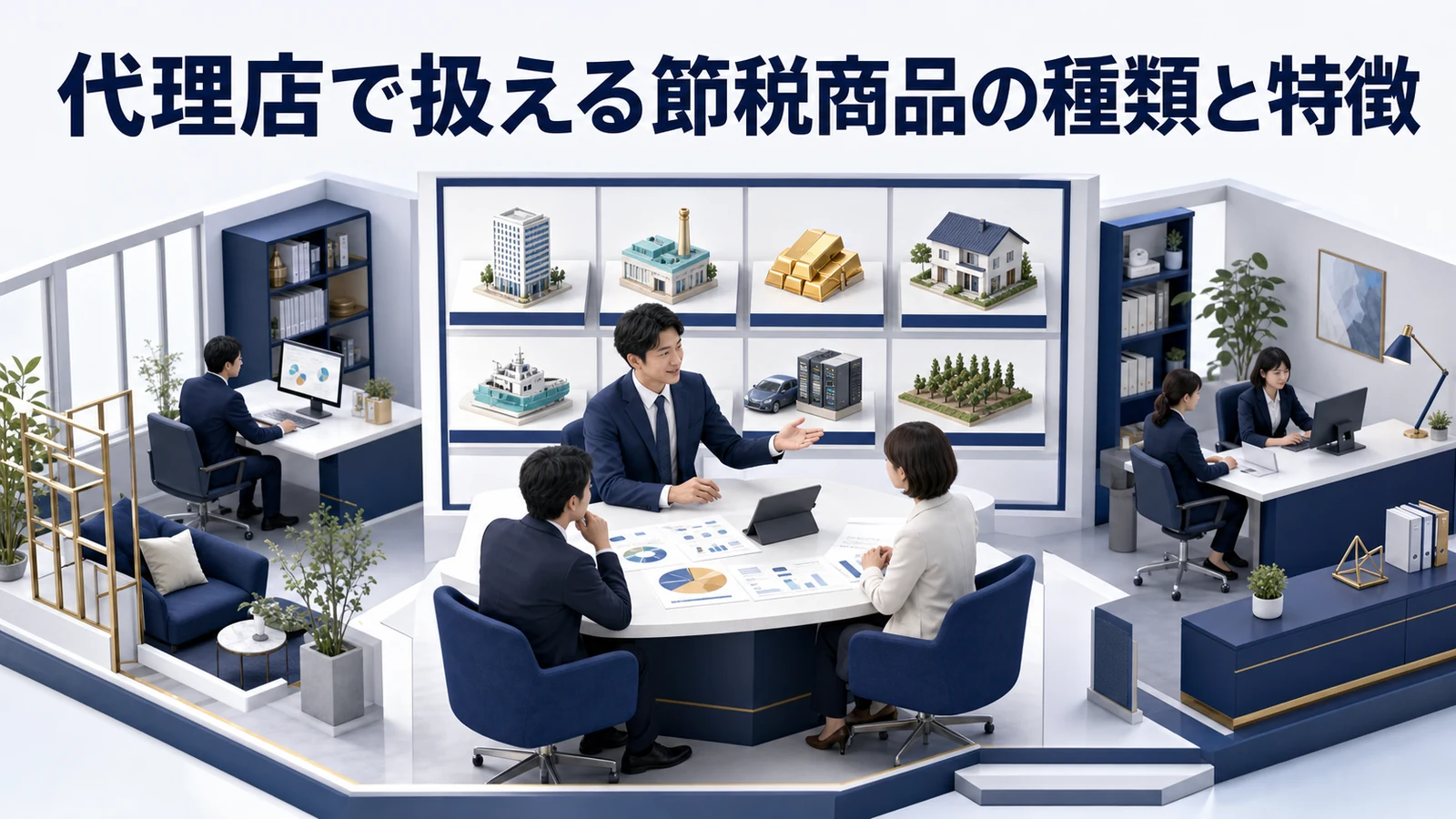 代理店で扱える節税商品の種類と特徴