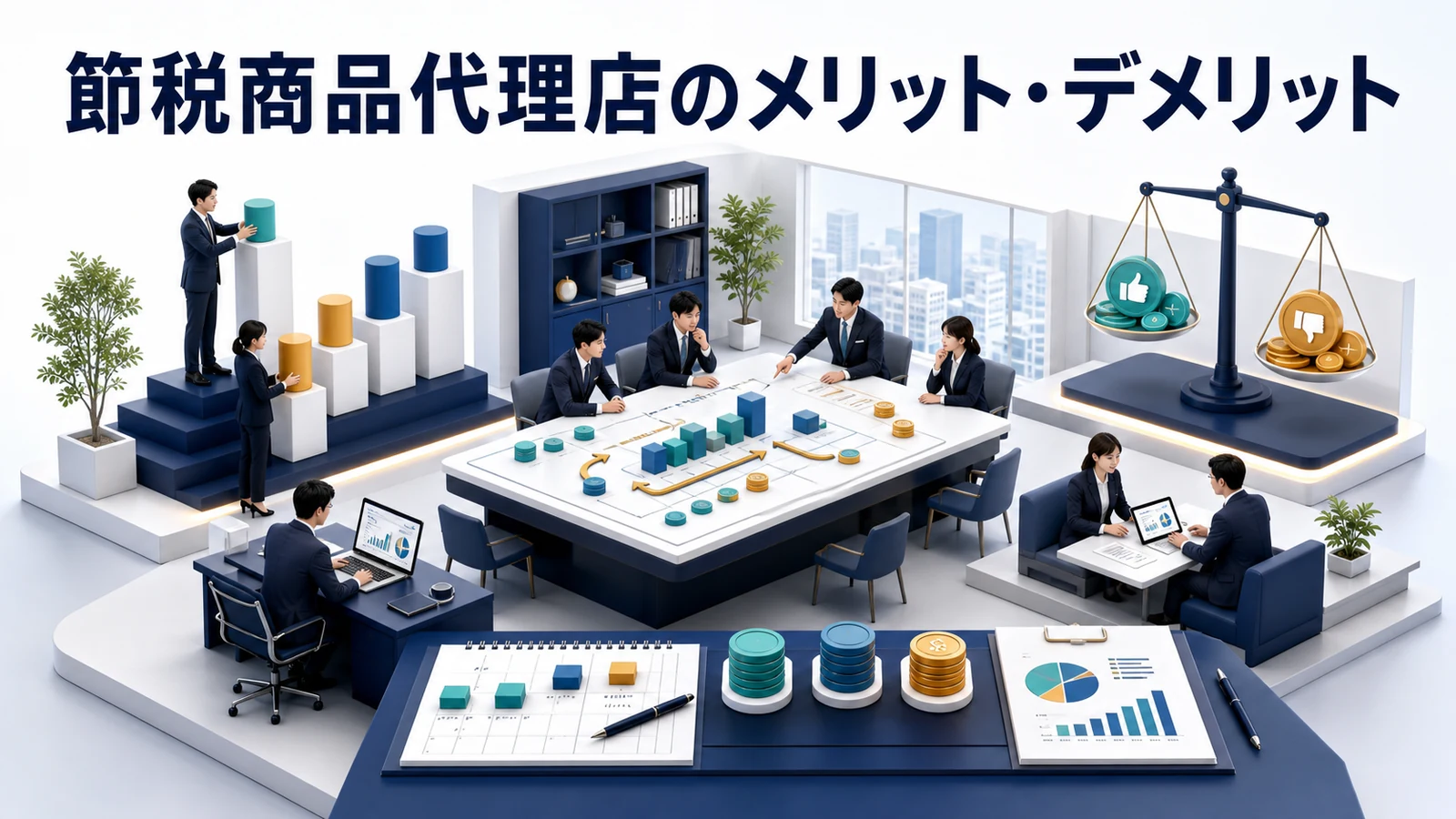 節税商品代理店のメリット・デメリット