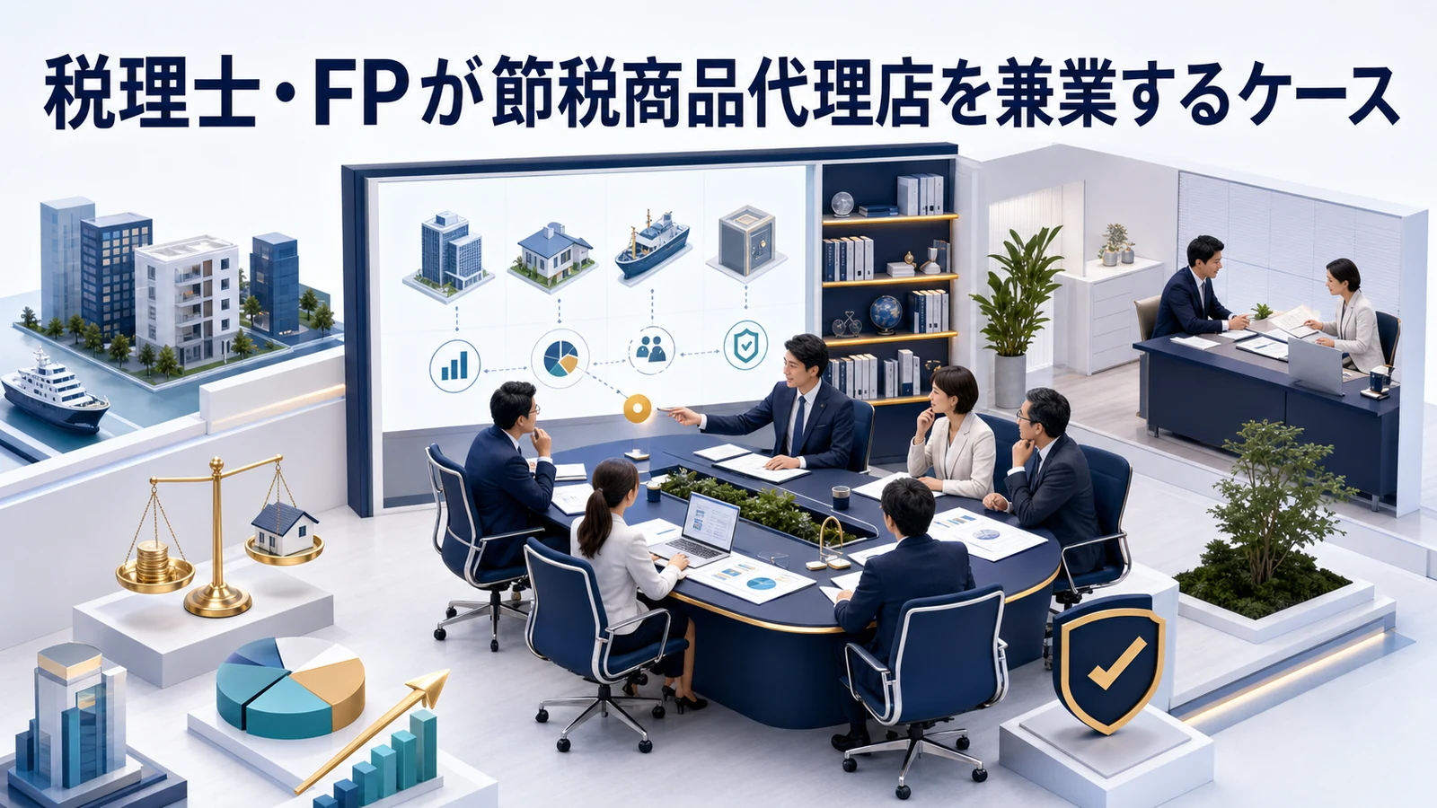 税理士・FPが節税商品代理店を兼業するケース