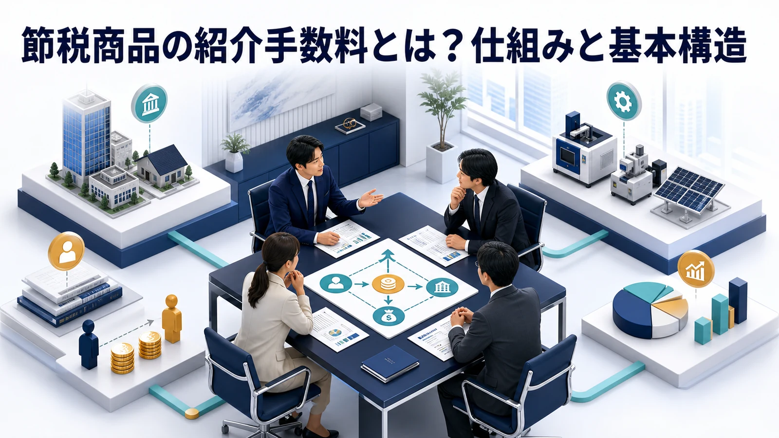 節税商品の紹介手数料とは？仕組みと基本構造