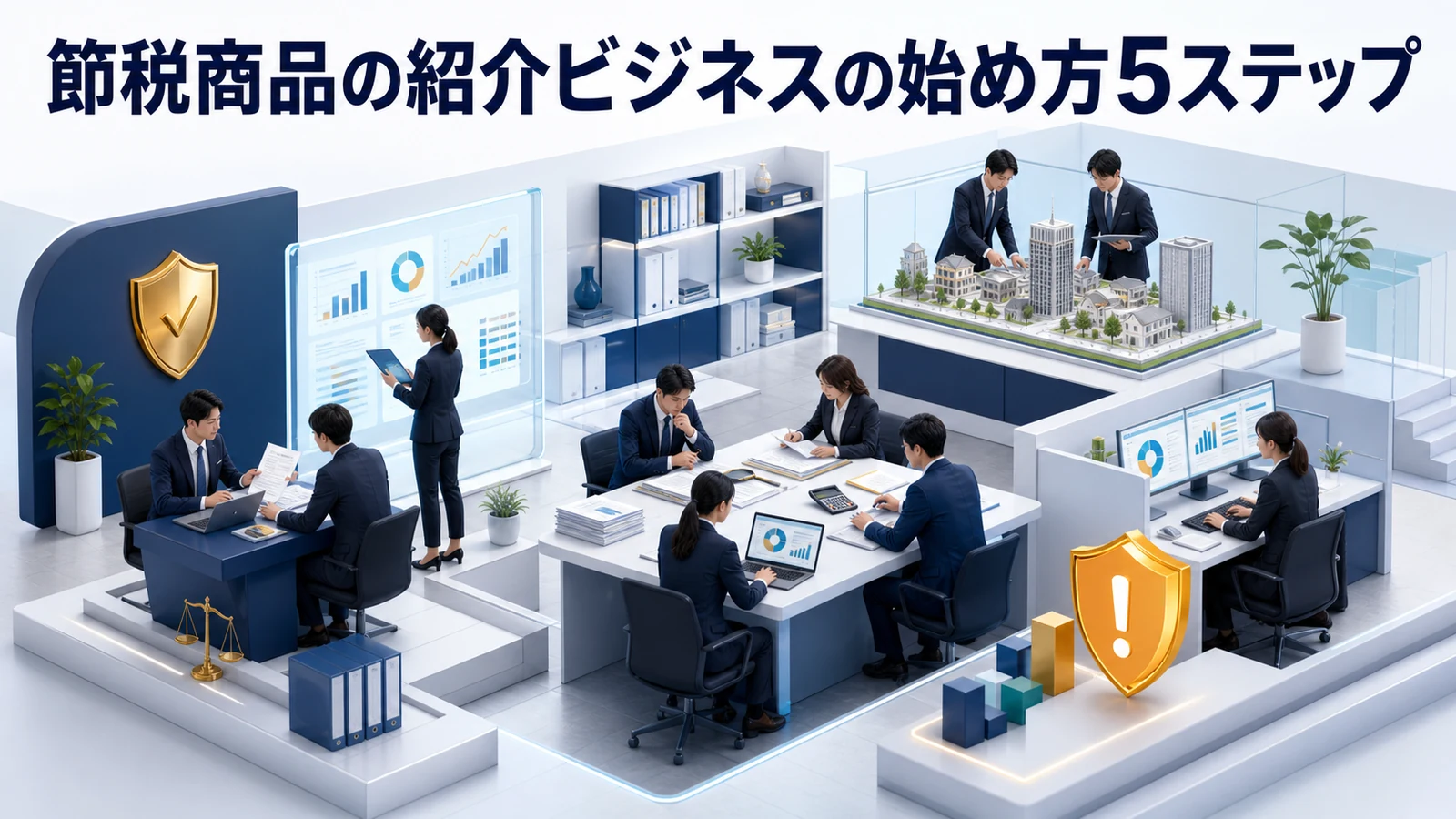 節税商品の紹介ビジネスの始め方5ステップ