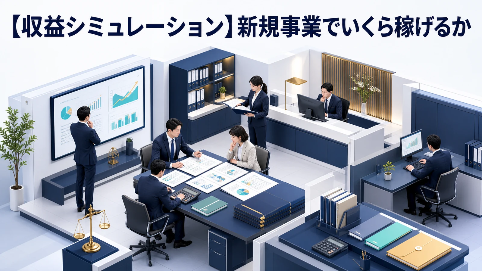 【収益シミュレーション】新規事業でいくら稼げるか