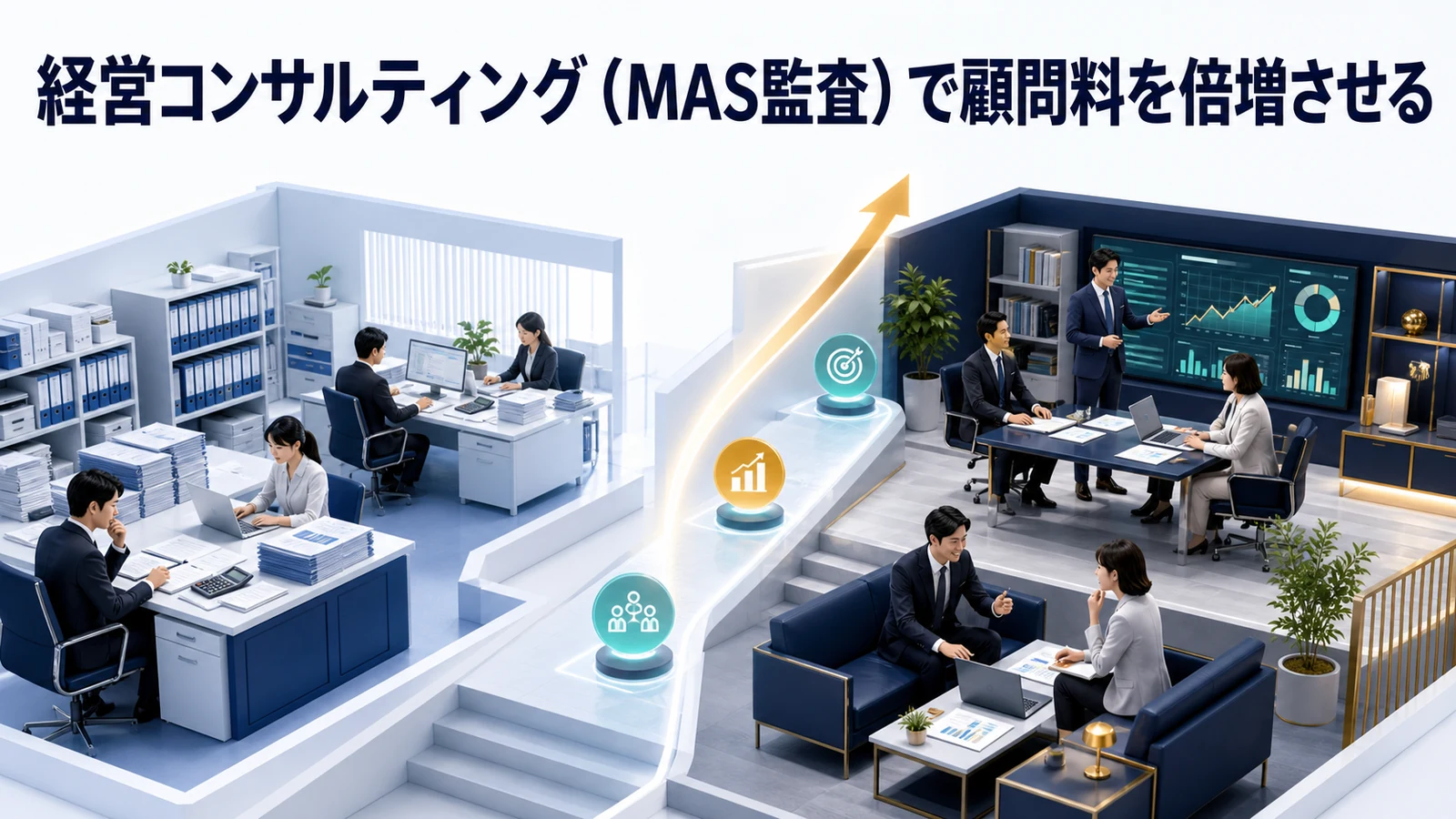 経営コンサルティング（MAS監査）で顧問料を倍増させる