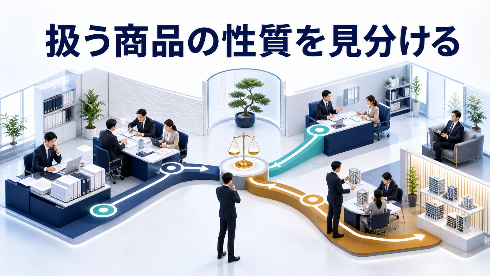 扱う商品の性質を見分ける