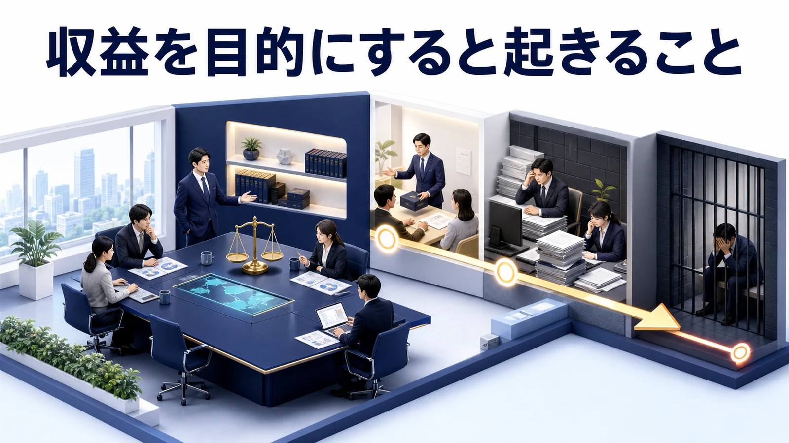 収益を目的にすると起きること