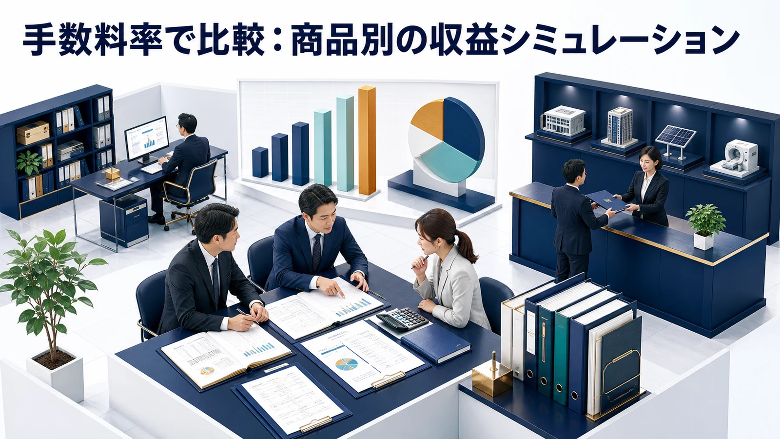 手数料率で比較:商品別の収益シミュレーション
