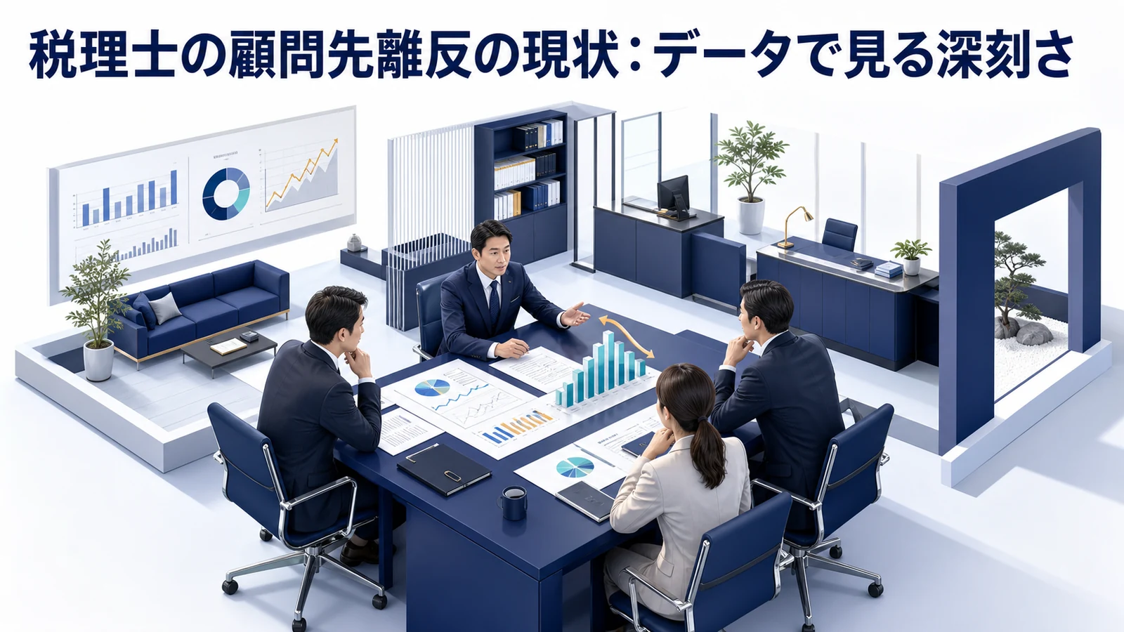 税理士の顧問先離反の現状：データで見る深刻さ