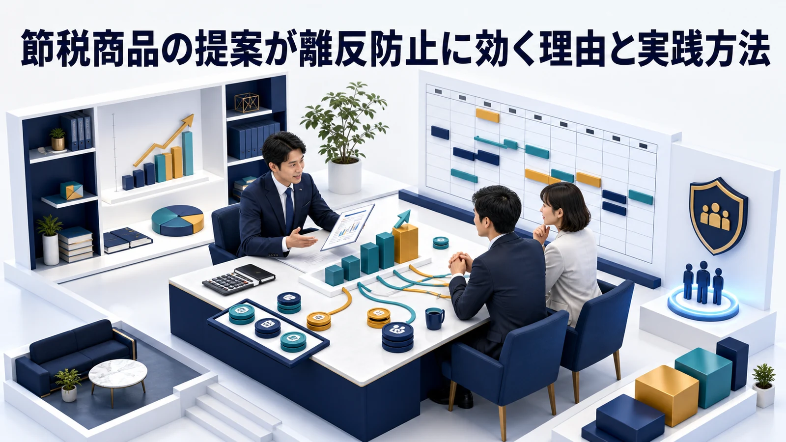 節税商品の提案が離反防止に効く理由と実践方法