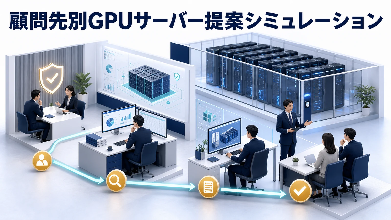 顧問先別GPUサーバー提案シミュレーション