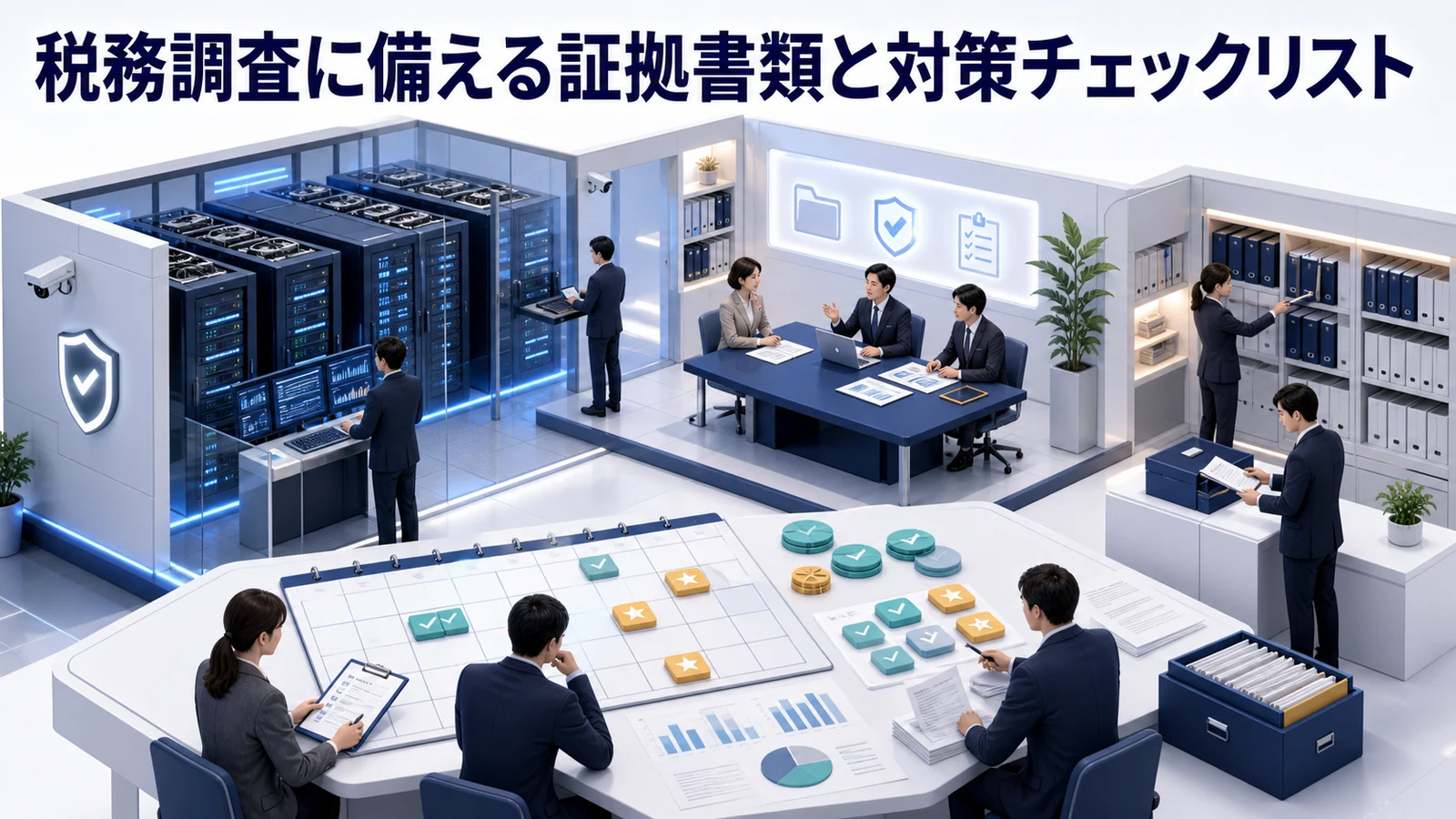 税務調査に備える証拠書類と対策チェックリスト