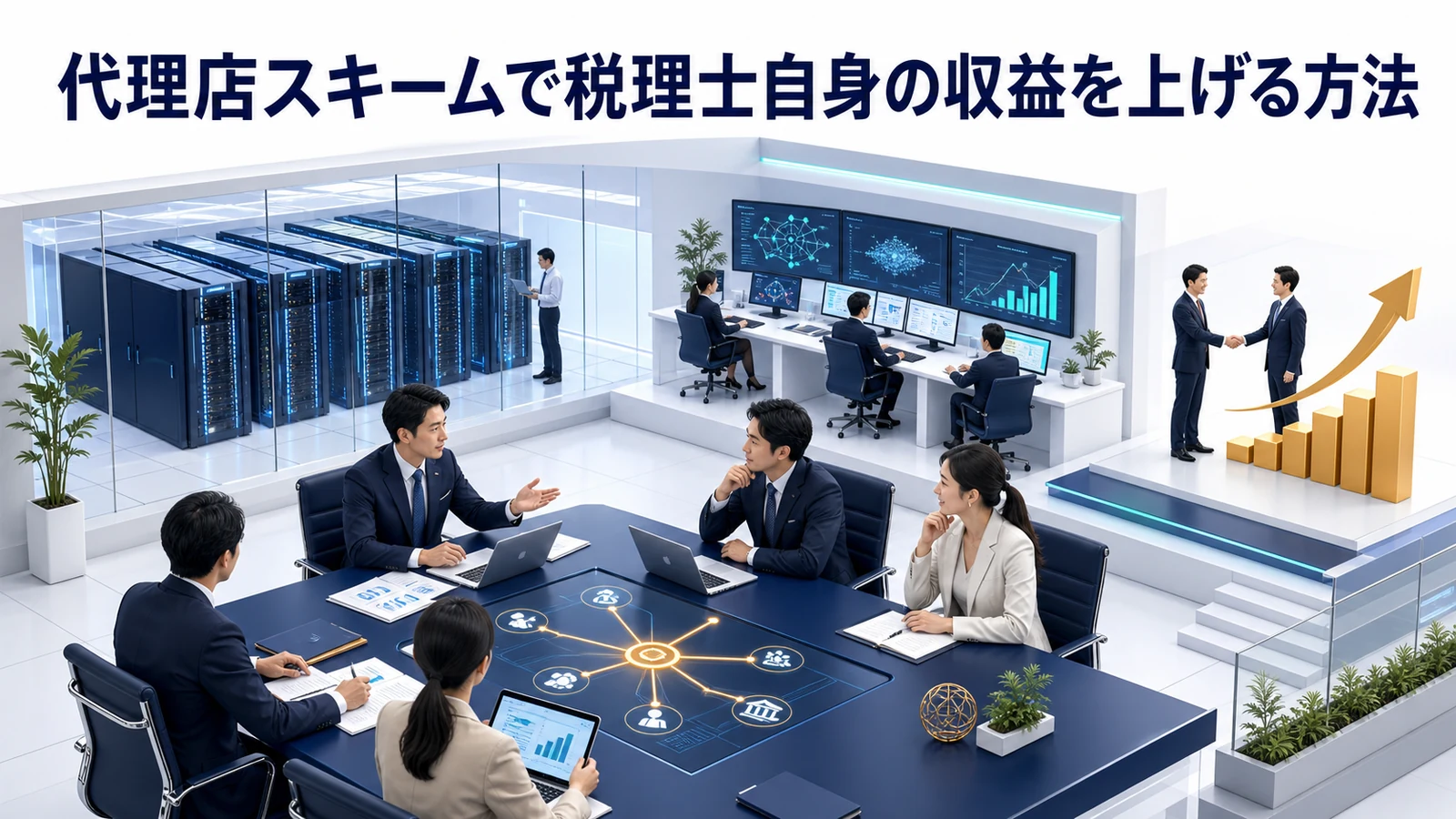 代理店スキームで税理士自身の収益を上げる方法
