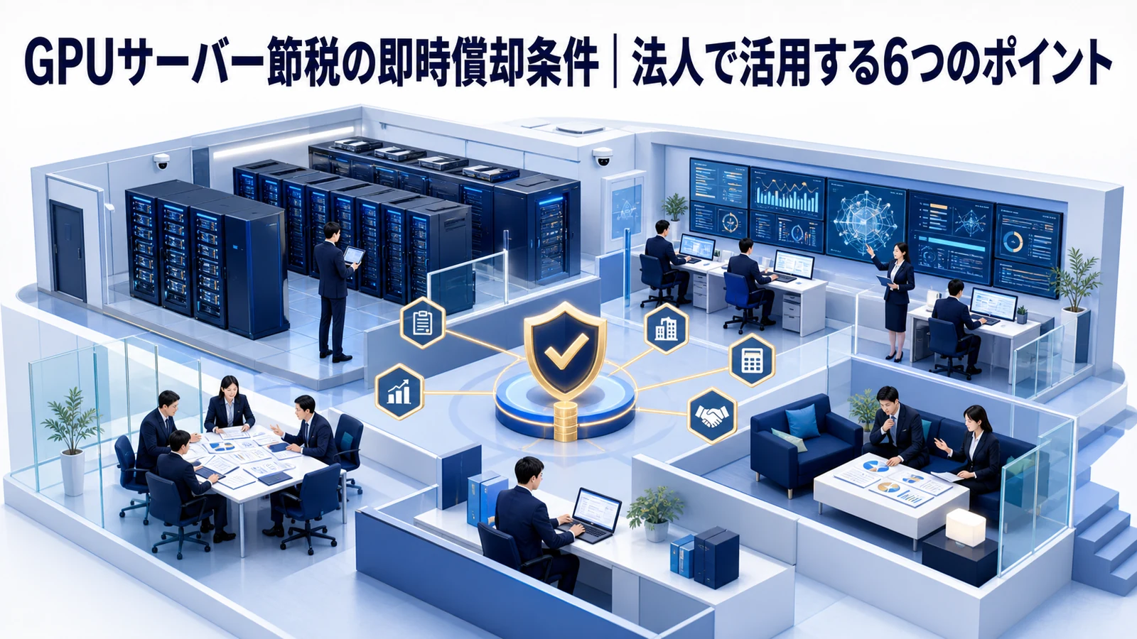 GPUサーバー節税の即時償却条件|法人で活用する6つのポイント