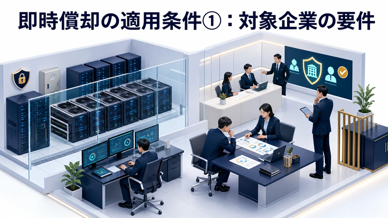 即時償却の適用条件①:対象企業の要件