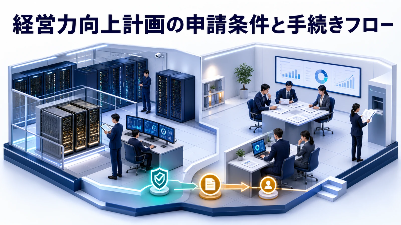 経営力向上計画の申請条件と手続きフロー