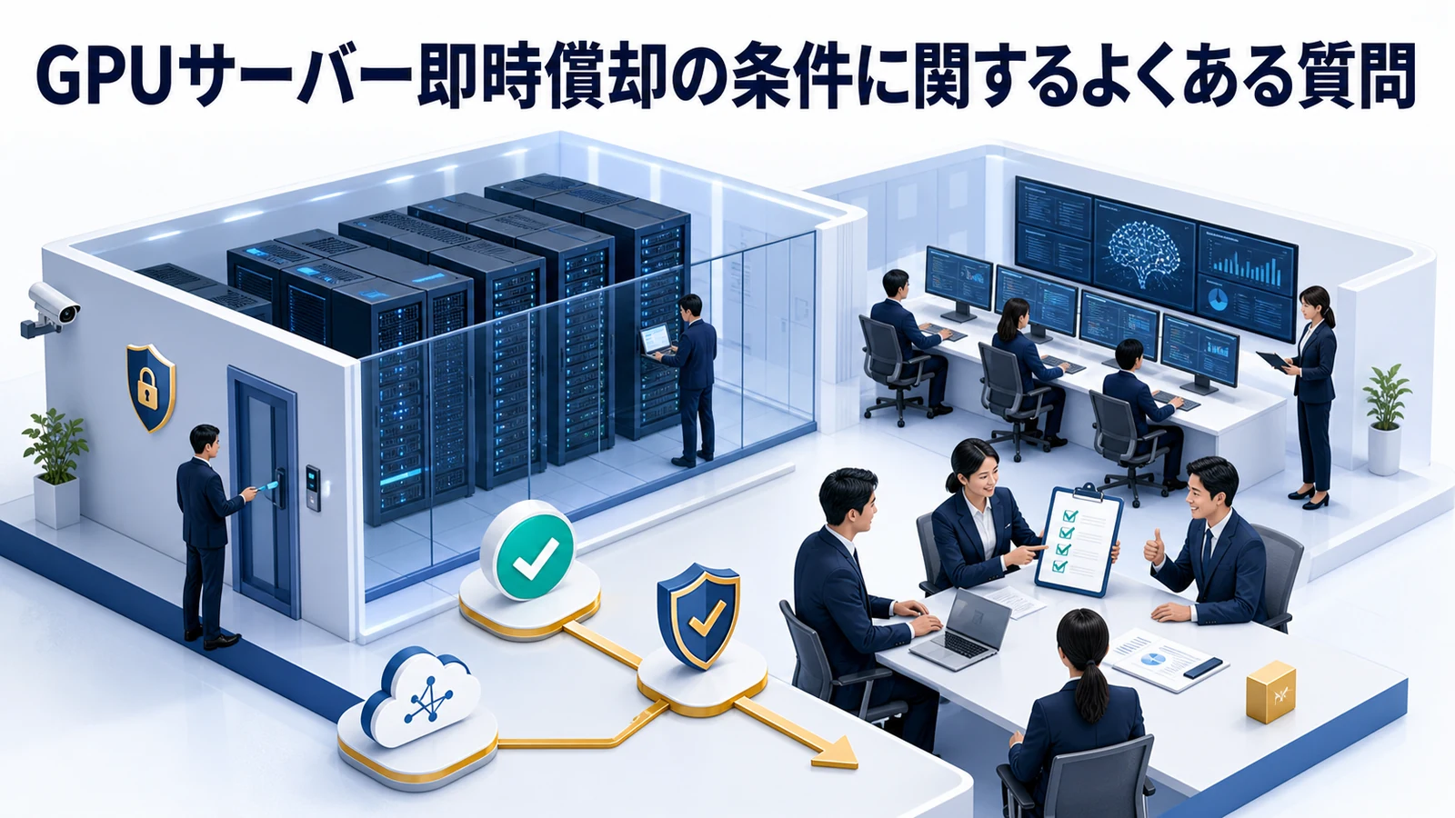 GPUサーバー即時償却の条件に関するよくある質問