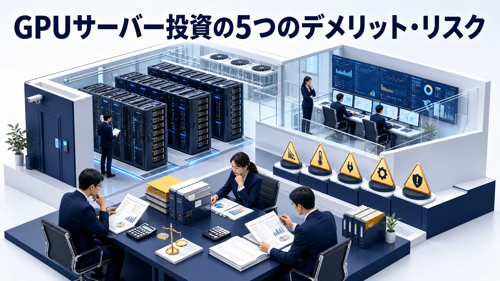 GPUサーバー投資の5つのデメリット・リスク