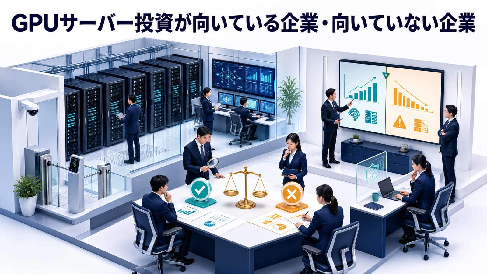 GPUサーバー投資が向いている企業・向いていない企業