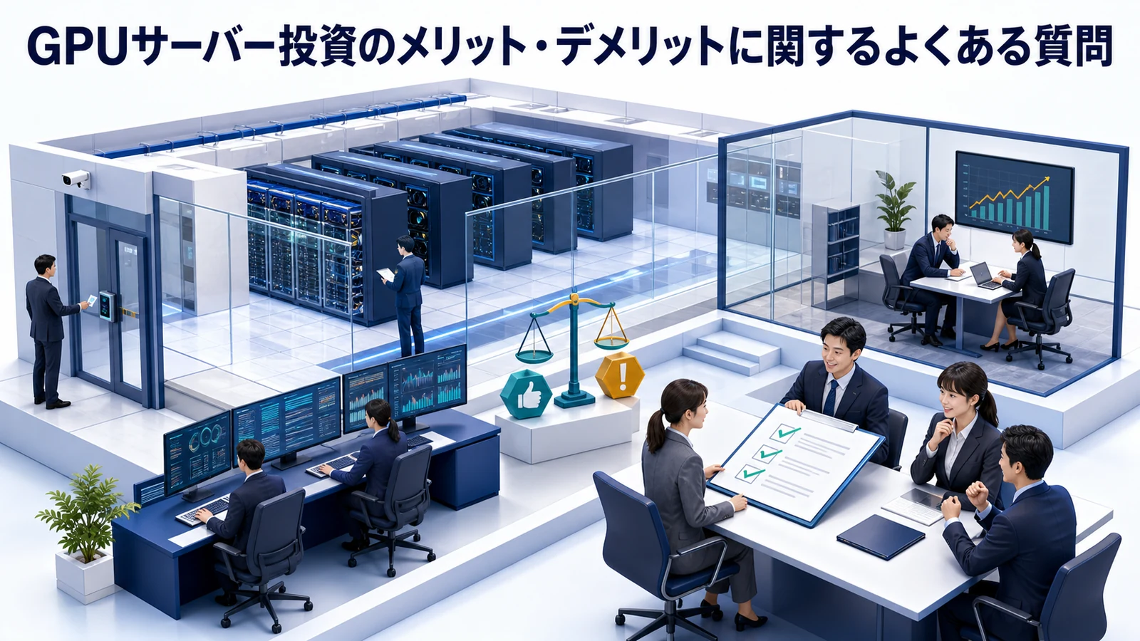 GPUサーバー投資のメリット・デメリットに関するよくある質問