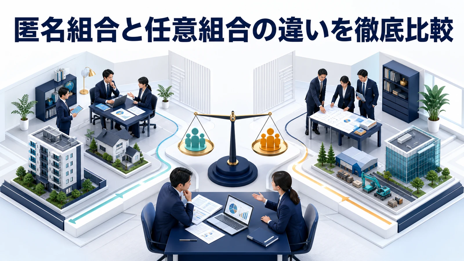 匿名組合と任意組合の違いを徹底比較